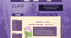 Desktop Screenshot of elans.fr