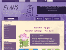 Tablet Screenshot of elans.fr